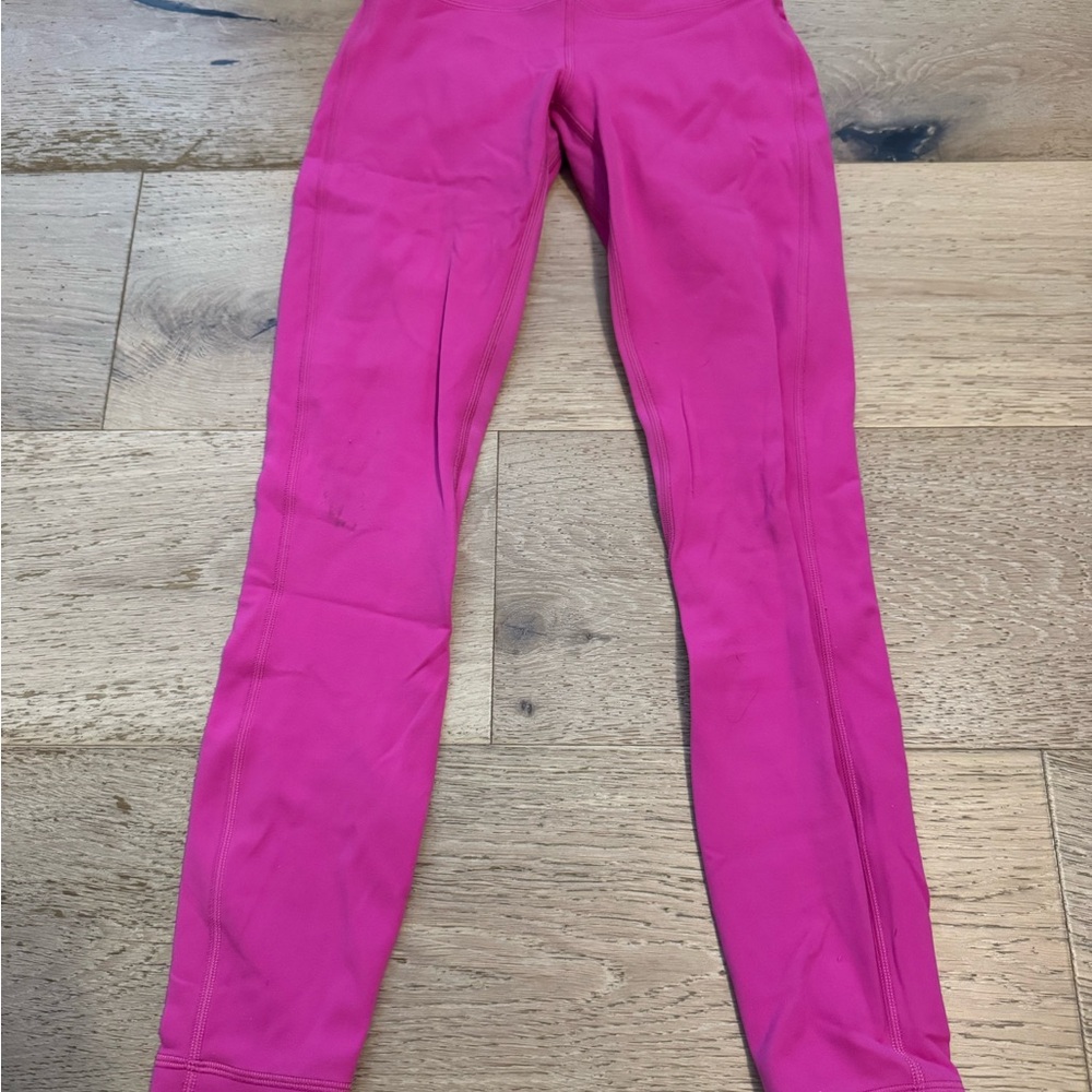 Lululemon Athletica Vibrant Pink Cropped Pants